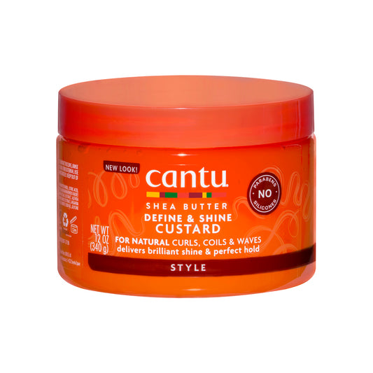 Cantu Shea Butter for Natural Hair Define & Shine Custard 340g,