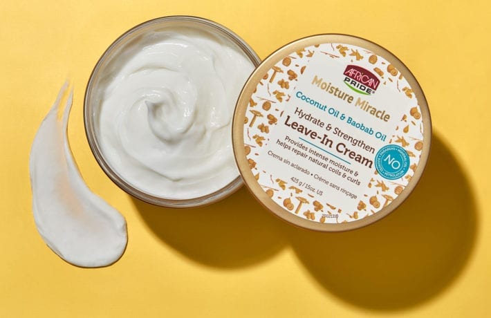African Pride Moisture Miracle Coconut Oil & Baobab Oil Leave-In Cream 425GR 15 oz