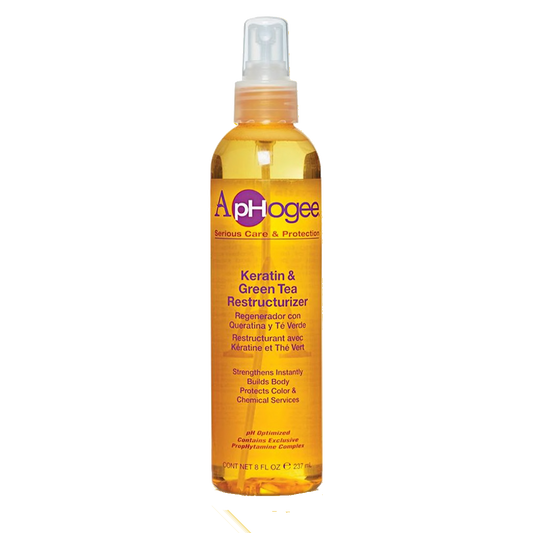 Aphogee Balsamo senza risciacquo,  spray molto efficace a ripara e rafforza i  capelli afroricci,lisciati e indebolit.