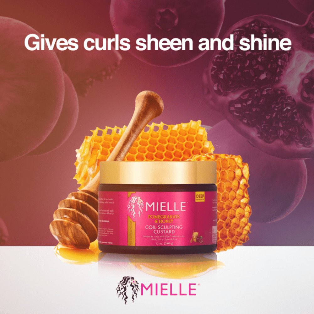 Mielle Organics Pomegranate & Honey Coil Sculpting Custard 12oz,340g