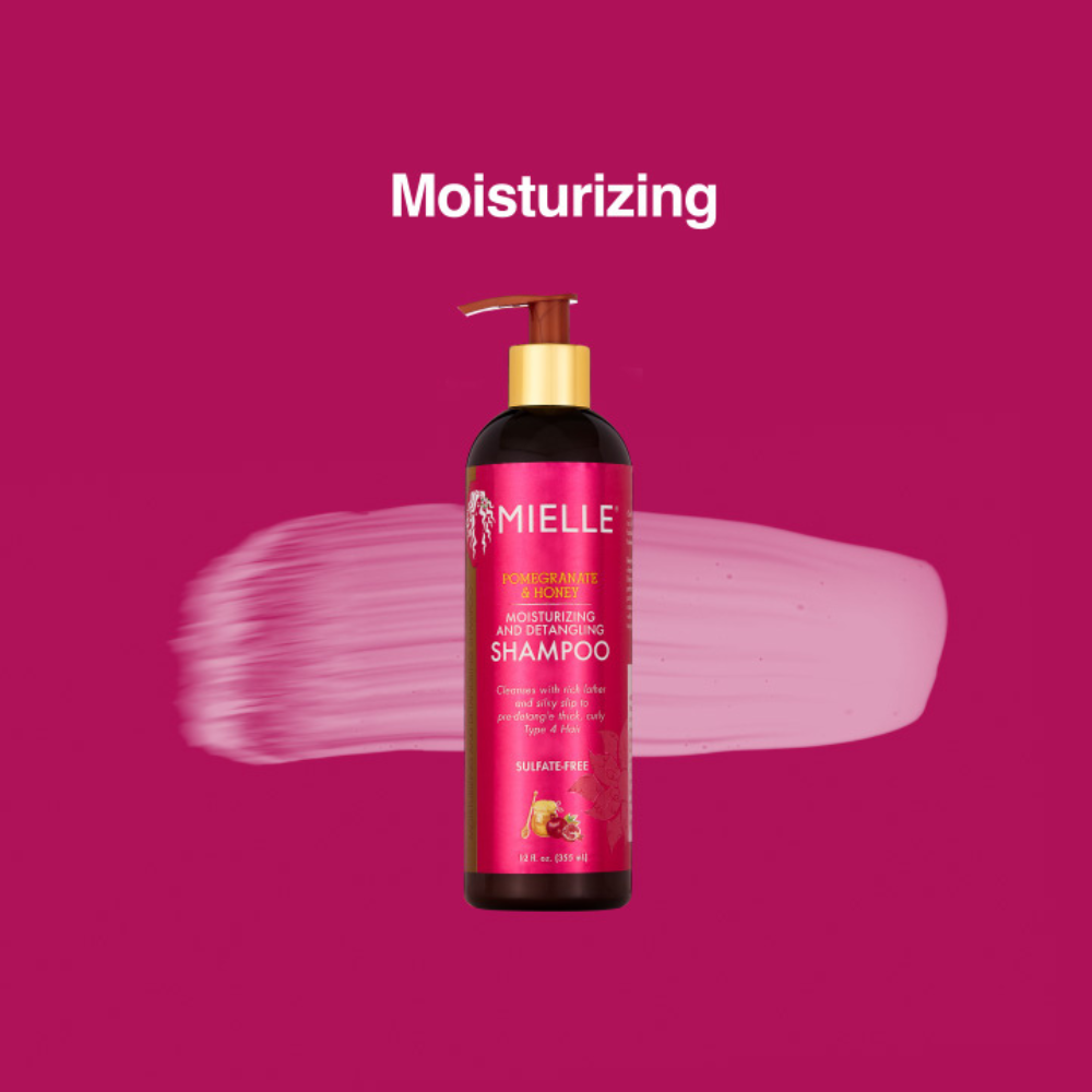 Mielle Pomegranate and Honey Moisturizing and Detangling Shampoo 12oz, 355ml