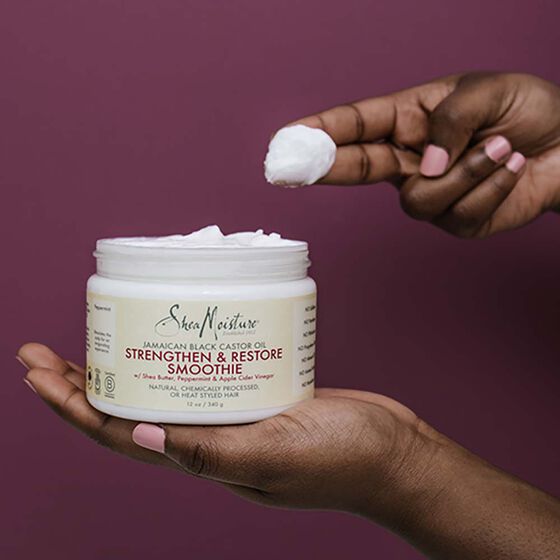 Shea Moisture Jamaican Black Castor Oil Strengthen & Restore Smoothie, 340g