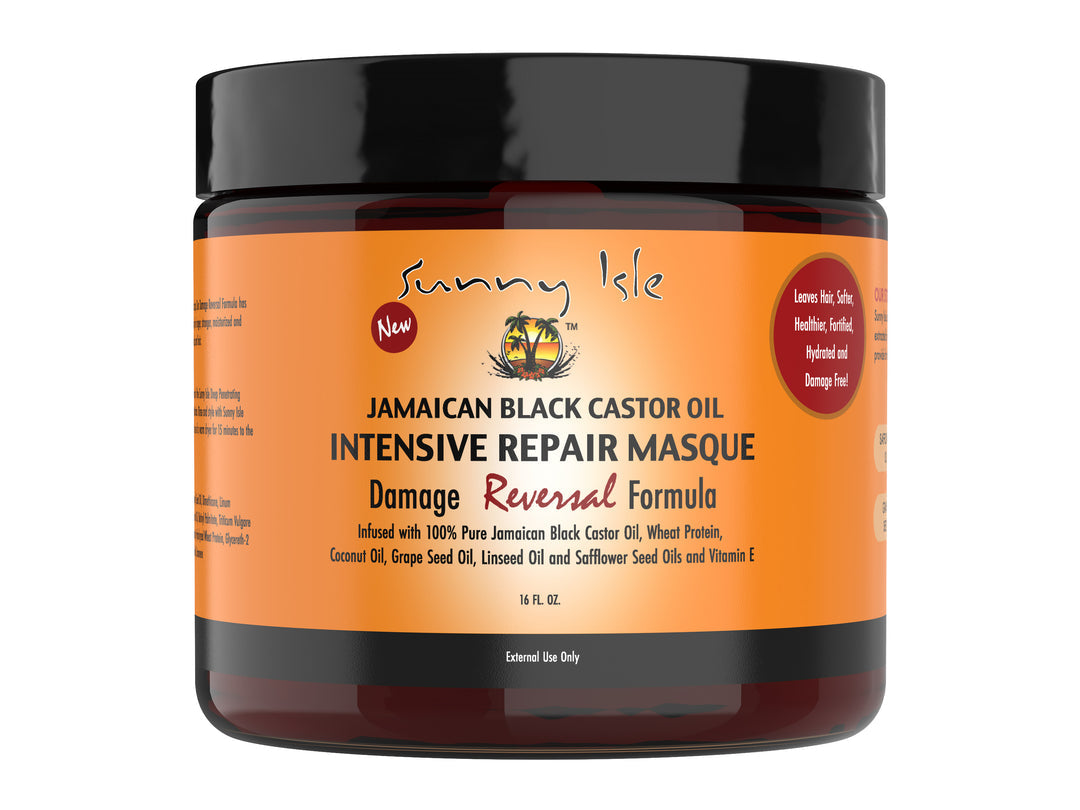 Sunny Isle Jamaica Black Castor Oil Intensive Repair Masque ottimo per trattare i capelli indeboliti 16oz