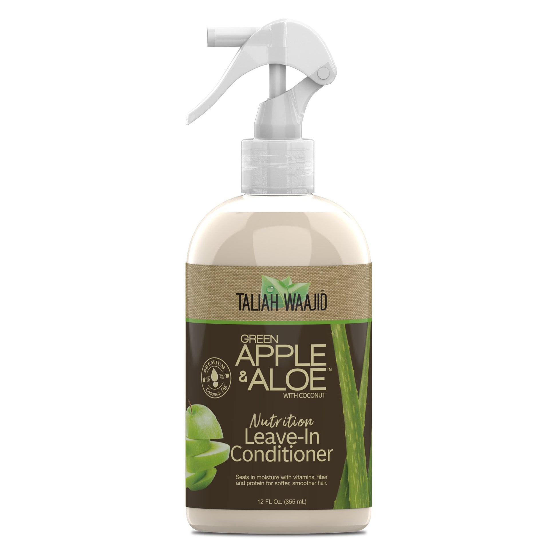 Taliah Waajid Green Apple and Aloe Nutrition  Leave-In Conditioner  ideale per  l'idratazione dei ricci 355ml