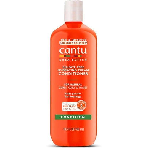 Cantu Shea Butter per Capelli Naturali Balsamo Idratante Senza Solfati 400 ml,