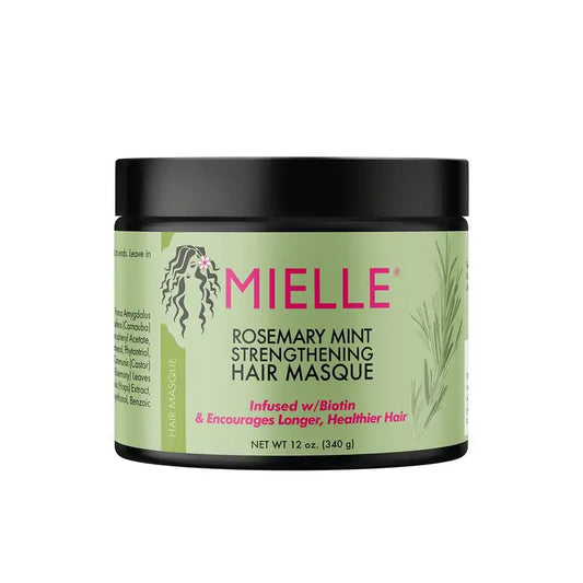 Mielle Organics maschera con rosmarino e menta rigenera ed aiutare a crescere i ricci,340g