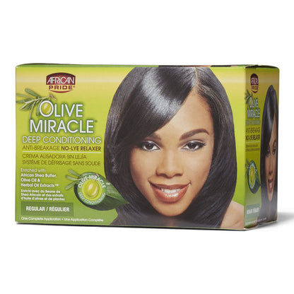 Olive Miracle- No-Lye Relaxer Regular Kit