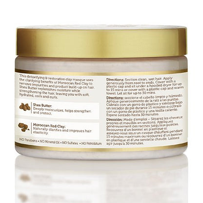 African Pride Moisture Miracle Moroccan Clay & Shea Butter Masque 340gr