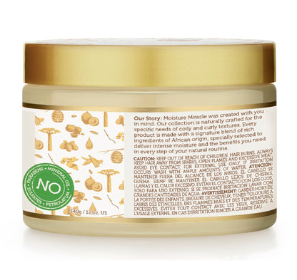 African Pride Moisture Miracle Pre-Shampoo with Aloe and Coconut Water – Detangles and Nourishes