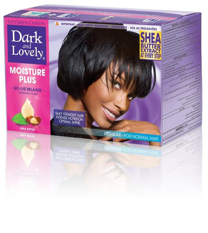 Lisciante Dark n Lovely Moisture Plus è il kit senza lye  formulato per capelli ricci normale 