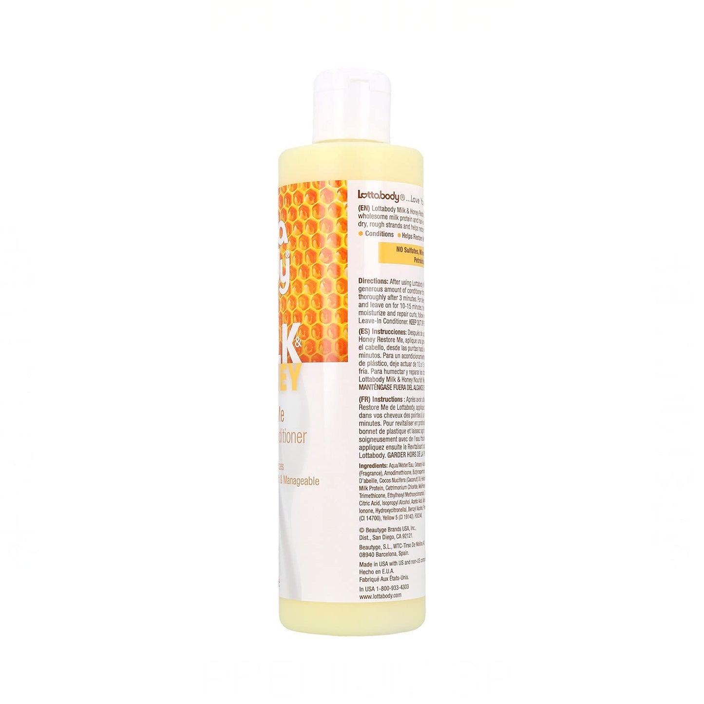 Lottabody Milk & Honey Restore Me Cream Conditioner  300ml, 10.1 Oz