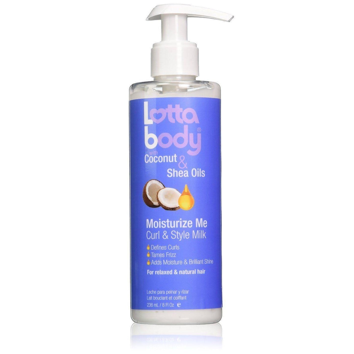 Lottabody Moisturize Me Curl & Style Milk idrata i capelli  ricci secchi e crespi 236ml