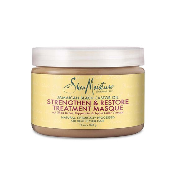 Shea Moisture Jamaican Black Castor Oil Strengthen & Restore Treatment Masque 340g 12floz