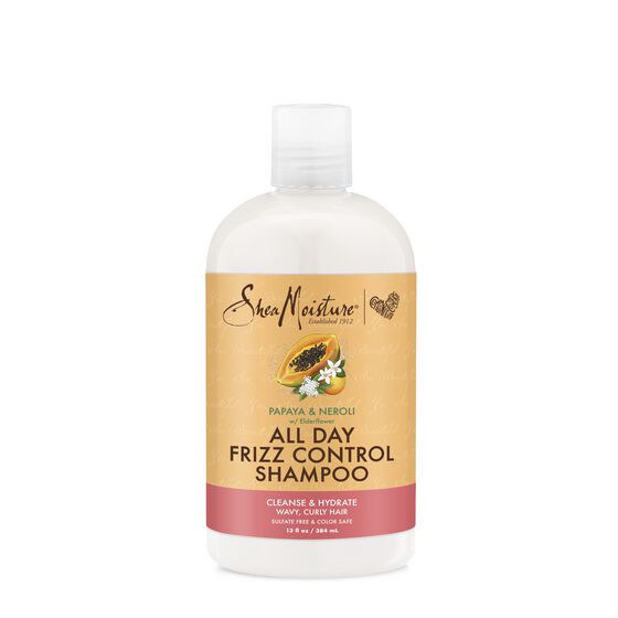 SheaMoisture Papaya and Neroli Frizz Control Shampoo lascia i ricci puliti,morbidi,setoso e idrata 237ml.