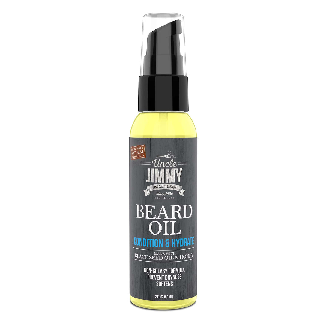 Uncle Jimmy Beard Growth Oil mantiene la barba idratata, luminosi e ridurre pelle incarniti 59ml.