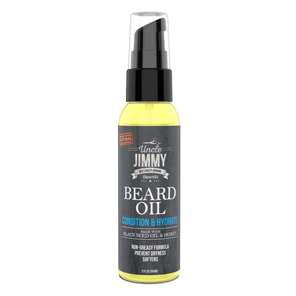Uncle Jimmy Beard Growth Oil mantiene la barba idratata, luminosi e ridurre pelle incarniti 59ml.