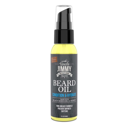 Uncle Jimmy Beard Growth Oil mantiene la barba idratata, luminosi e ridurre pelle incarniti 59ml.