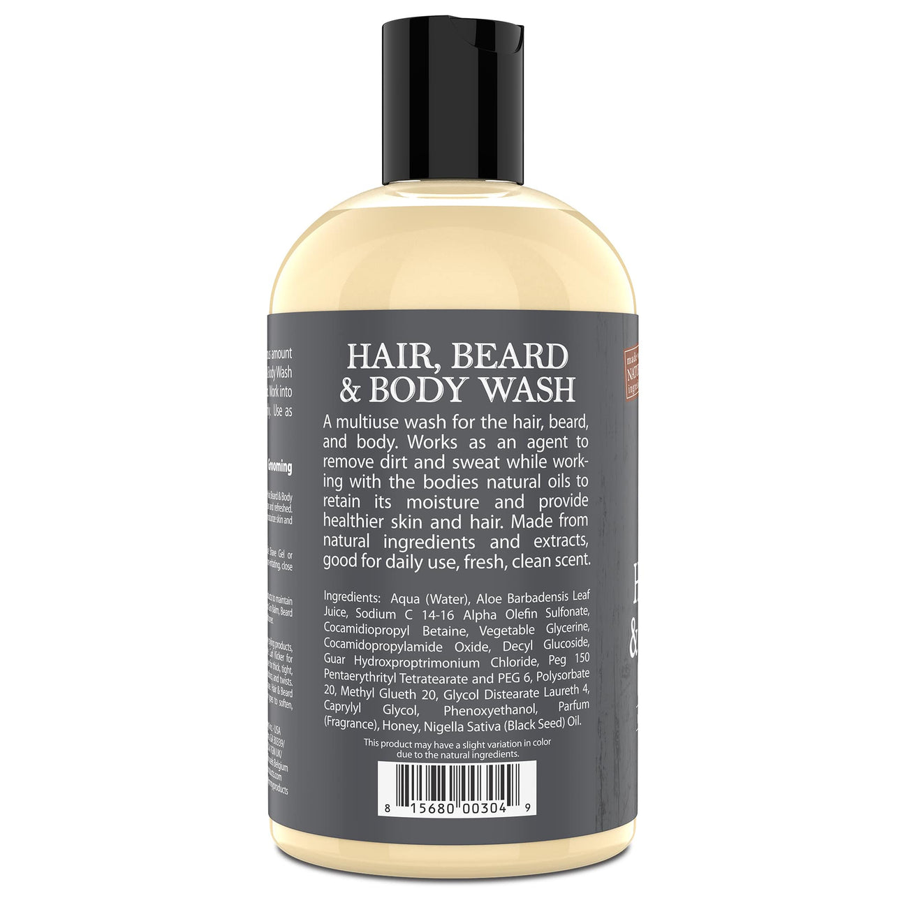 Uncle Jimmy Hair, Beard & Body Wash è fresco e idratante per pelle e barba 356ml