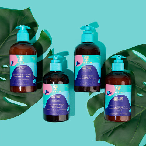 As I Am Born Curly Aloe Shampoo & Wash 8floz,240ml