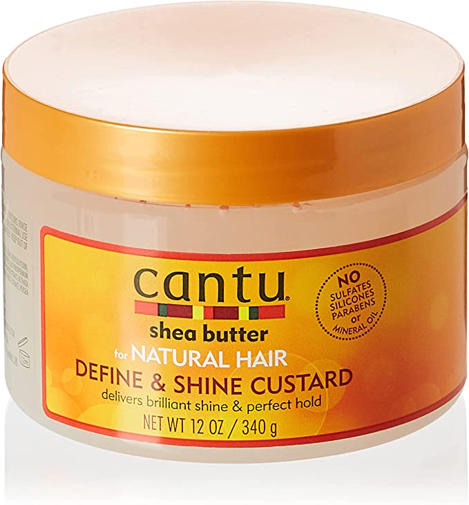 Cantu Shea Butter for Natural Hair Define & Shine Custard 340g,12