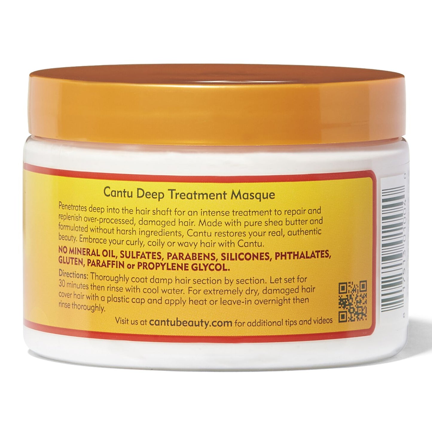 Cantu Shea Butter for Natural Hair Intensive Repair Deep Treatment Masque 12oz, 340g