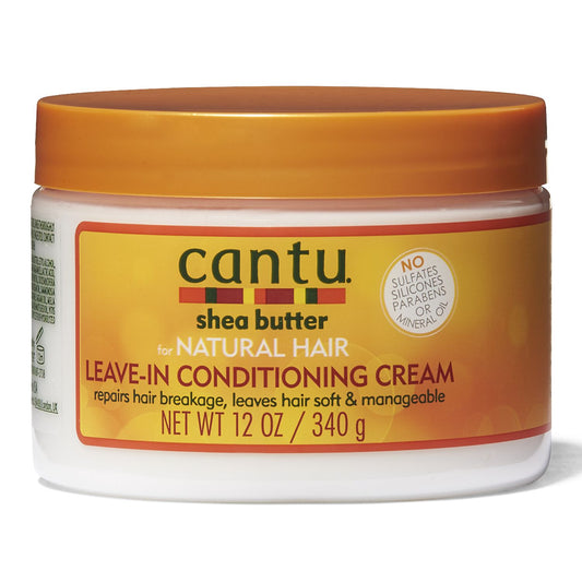 Cantu Shea Butter for Natural Hair Leave-In Conditioning Cream,340ml,12oz