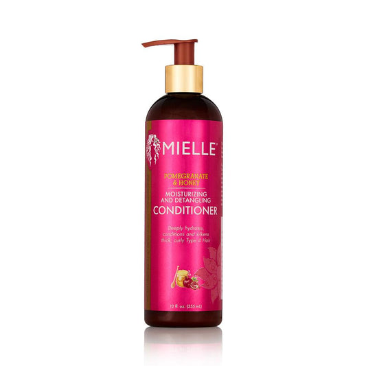 Mielle Pomegrante & Honey Moisturizing and Detangling Conditioner,  pieno di umettanti per idratare ricci secchi 355ml