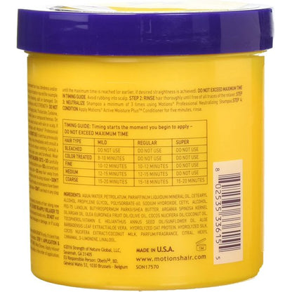 Motions-Classic Formula Hair Relaxer Mild, crema lisciante per capelli afroricci fini 15oz