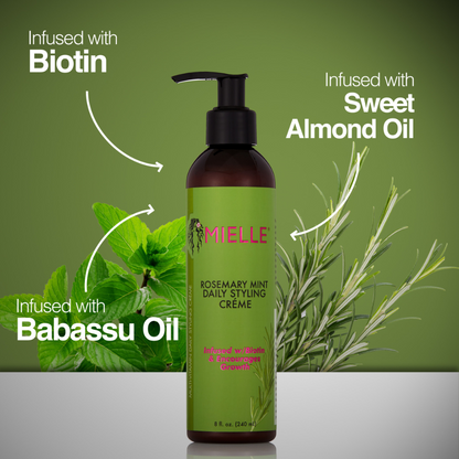Mielle Rosemary Mint-Daily Styling Creme-crema styling per capelli al rosmarino 240ml