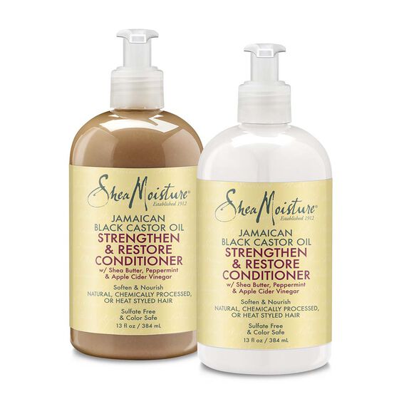 Shea Moisture Jamaican Black Castor Oil Strengthen & Restore Conditioner ml 384 ml, 13 floz