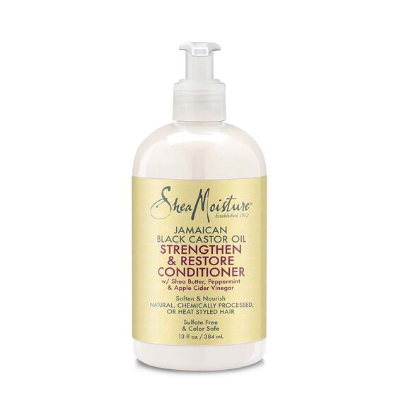 Shea Moisture Jamaican Black Castor Oil Strengthen & Restore Conditioner ml 384 ml, 13 floz