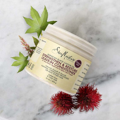 Shea Moisture Jamaican Black Castor Oil Leave-In Conditioner Strengthening and Regenerating 431 ml
