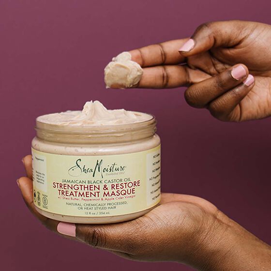 Shea Moisture Jamaican Black Castor Oil Strengthen & Restore Treatment Masque 340 g 12floz