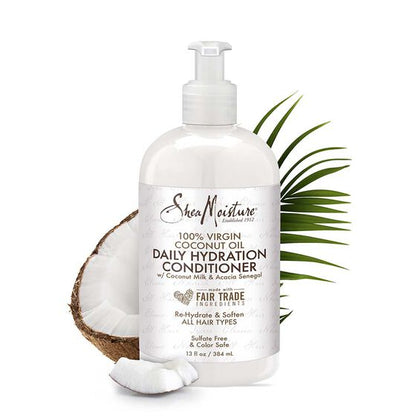 Shea Moisture-100% Virgin Coconut Oil Daily Hydration Conditioner  348ml