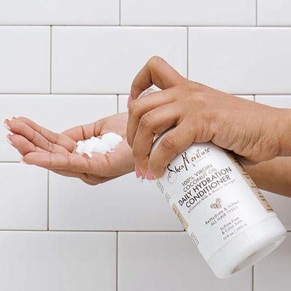 Shea Moisture-100% Virgin Coconut Oil Daily Hydration Conditioner  348ml