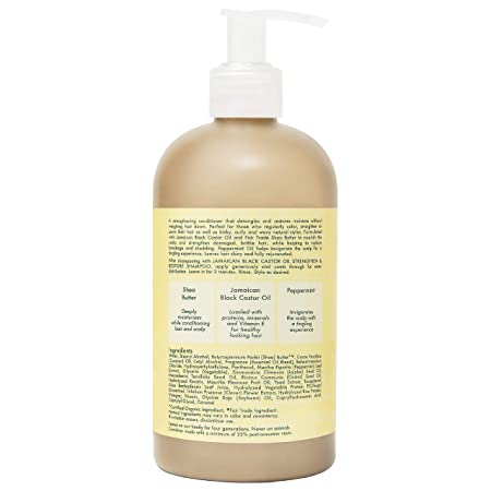 SheaMoisture Jamaican Black Castor Oil Conditioner è ottimo per capelli danneggiati e colorati 384ml