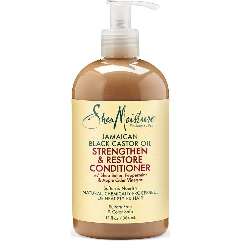 SheaMoisture Jamaican Black Castor Oil Rinse Out Conditioner  repara e nutrire i  capelli ricci 384ml