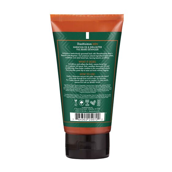 SheaMoisture Maracuja & Shea Butter Beard Detangler sciogliere i nodi e idratare i pelli barba 118ml