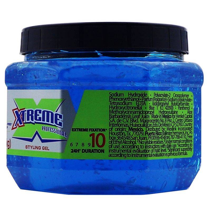 Wet Line Xtreme Professional Styling Gel Blue 1kg, 35.28oz